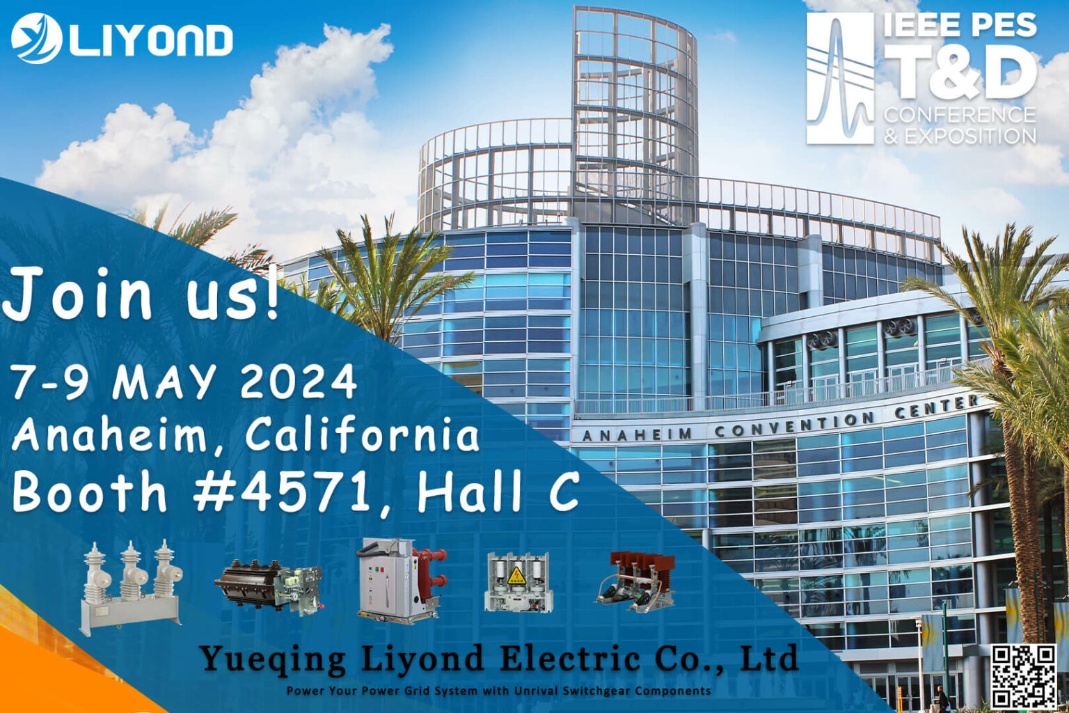 Liyond will be in Anaheim at the 2024 IEEE PES T&D Liyond