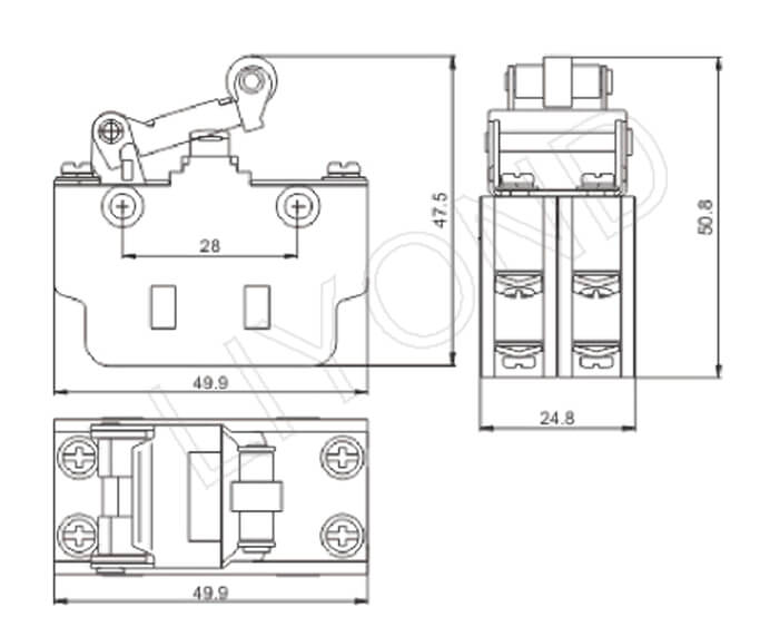 Micro Magnetic Blow Limit Switch