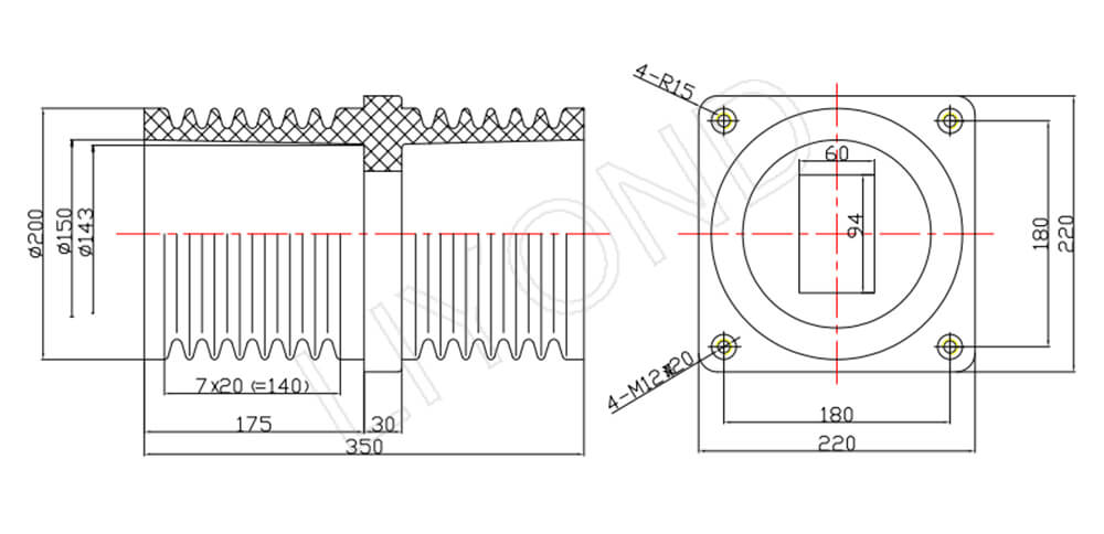 bushing drawing