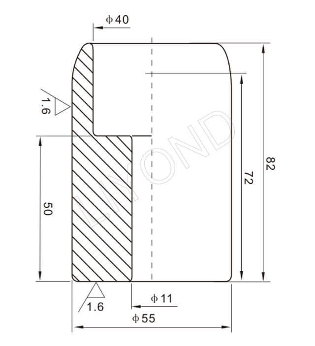 LYB104 fixed contact drawing