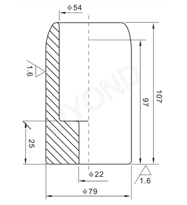 LYB105 fixed contact drawing